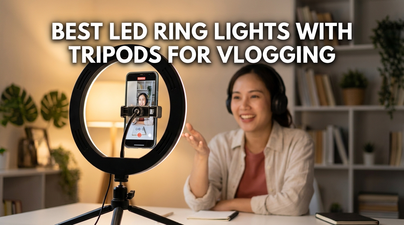 Best LED Ring Lights with Tripods for Vlogging