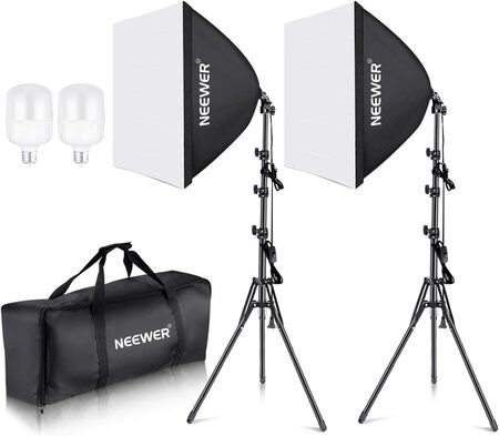 NEEWER 700W Equivalent Softbox Lighting