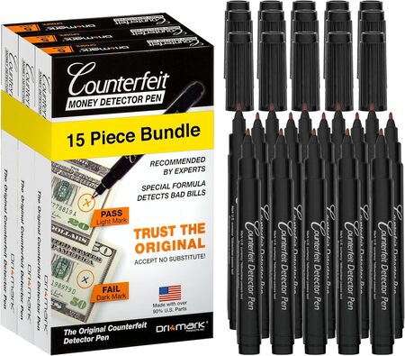 Pack Counterfeit Bill Detector Marker Pen