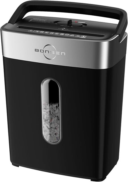 BONSEN Shredder for Home Office, 4 Gallons 8-Sheet