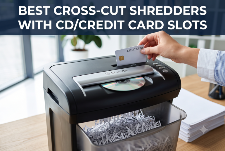 Best Cross-Cut Shredders with CD Credit Card Slots