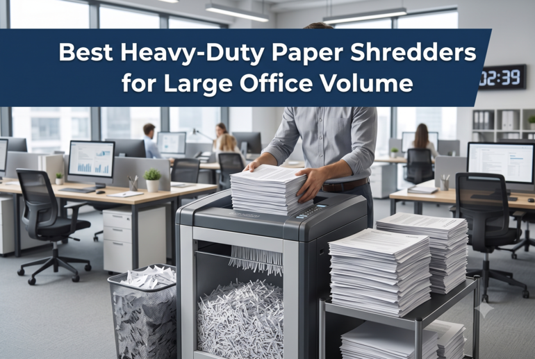 Best Heavy-Duty Paper Shredders for Large Office Volume