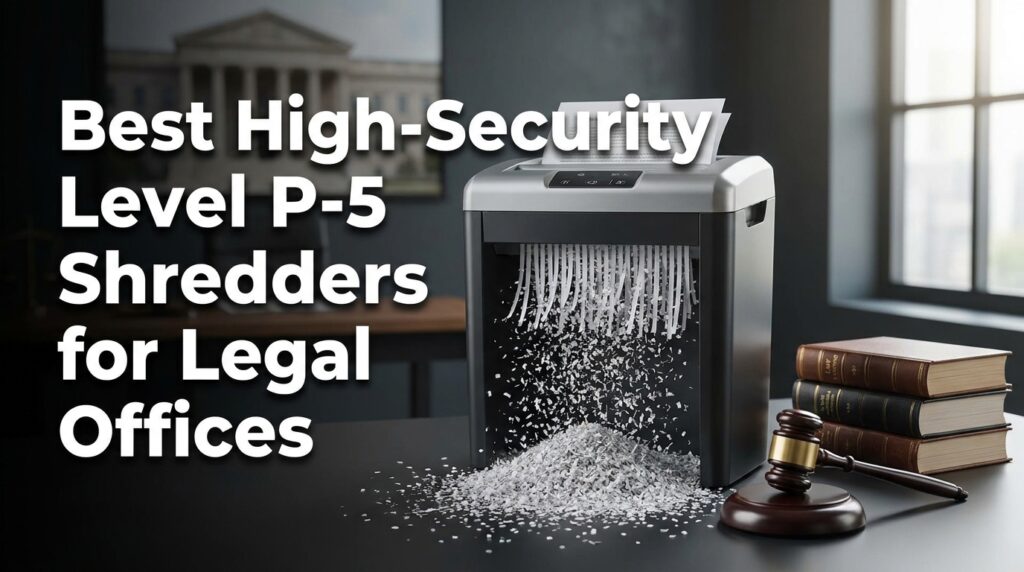 Best High-Security Level P-5 Shredders for Legal Offices