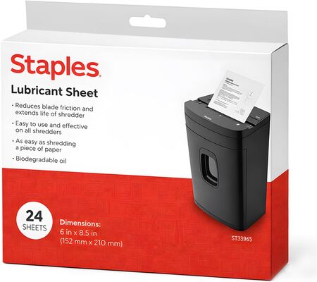 Staples Shredder Lubricant
