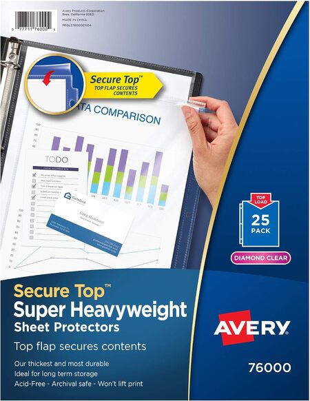 Avery® Diamond Clear Top
