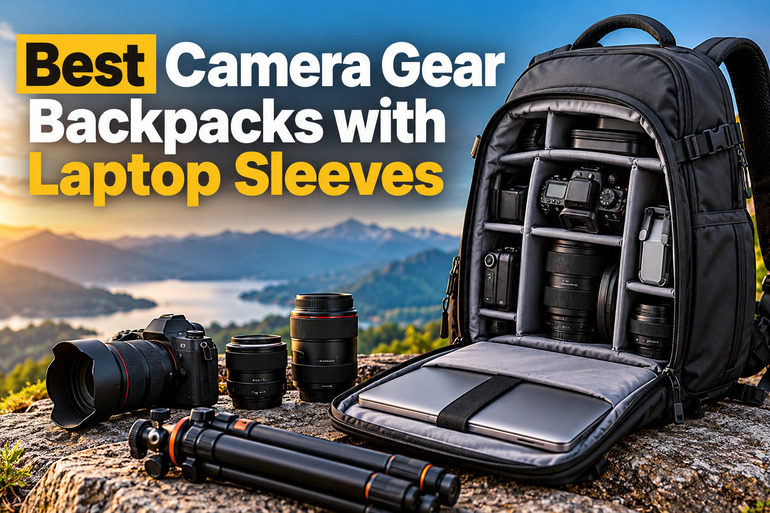 Best Camera Gear Backpacks with Laptop Sleeves