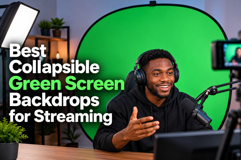 Best Collapsible Green Screen Backdrops for Streaming