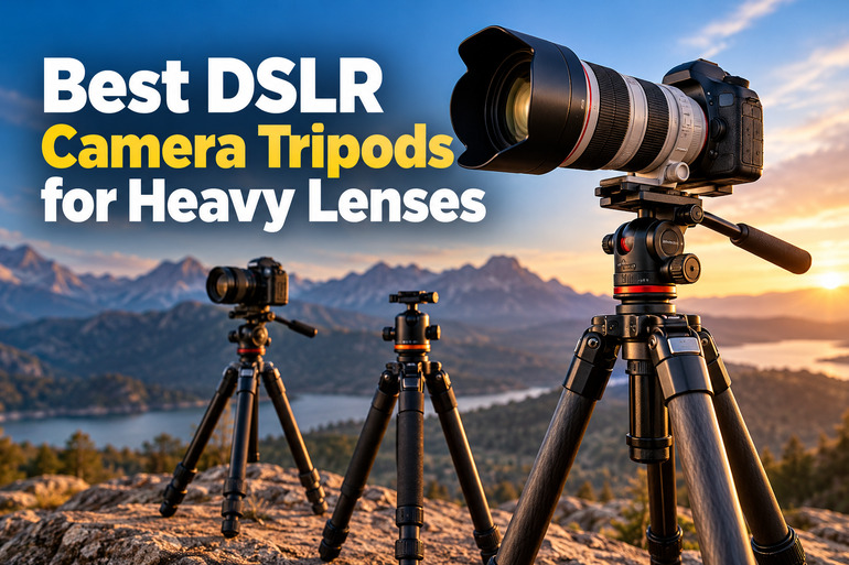 Best DSLR Camera Tripods for Heavy Lenses