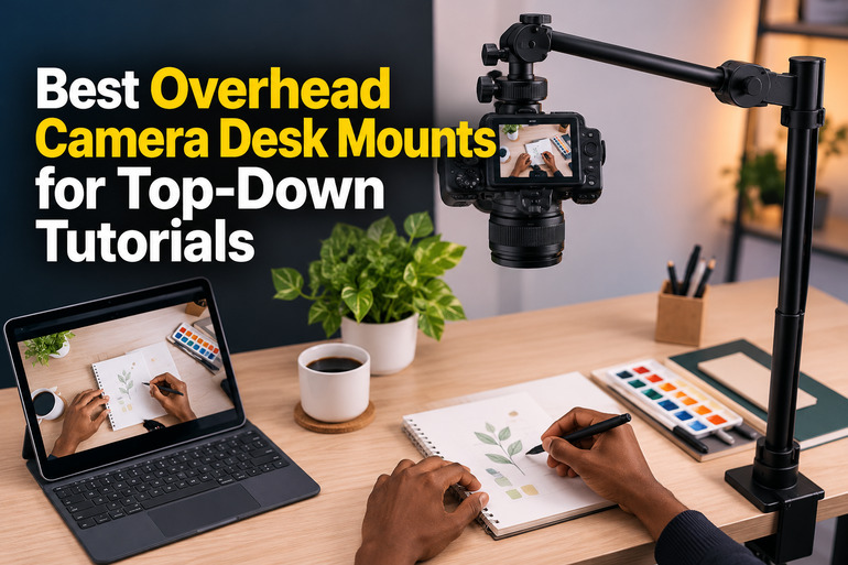 Best Overhead Camera Desk Mounts for Top-Down Tutorials