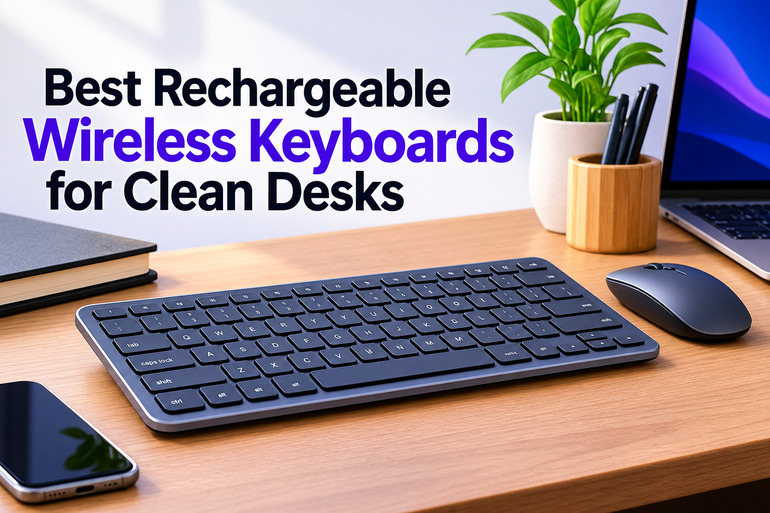 Best Rechargeable Wireless Keyboards for Clean Desks