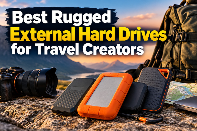Best Rugged External Hard Drives for Travel Creators