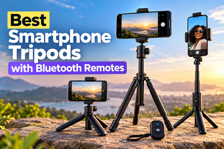Best Smartphone Tripods with Bluetooth Remotes