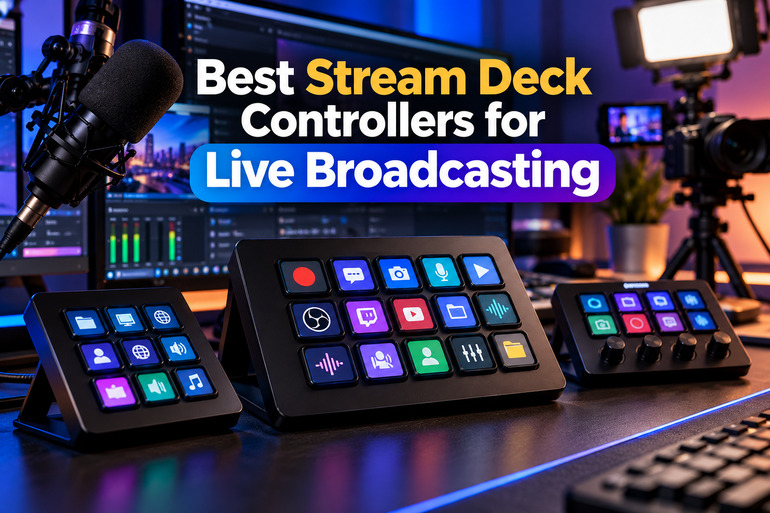 Best Stream Deck Controllers for Live Broadcasting